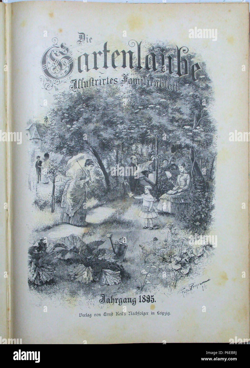 . Die Gartenlaube. Errore di espressione: parola sconosciuta 'p'. Deutsch: keine Bildunterschrift inglese: nessuna didascalia . N/A 23 Die Gartenlaube (1895) p 001 Foto Stock