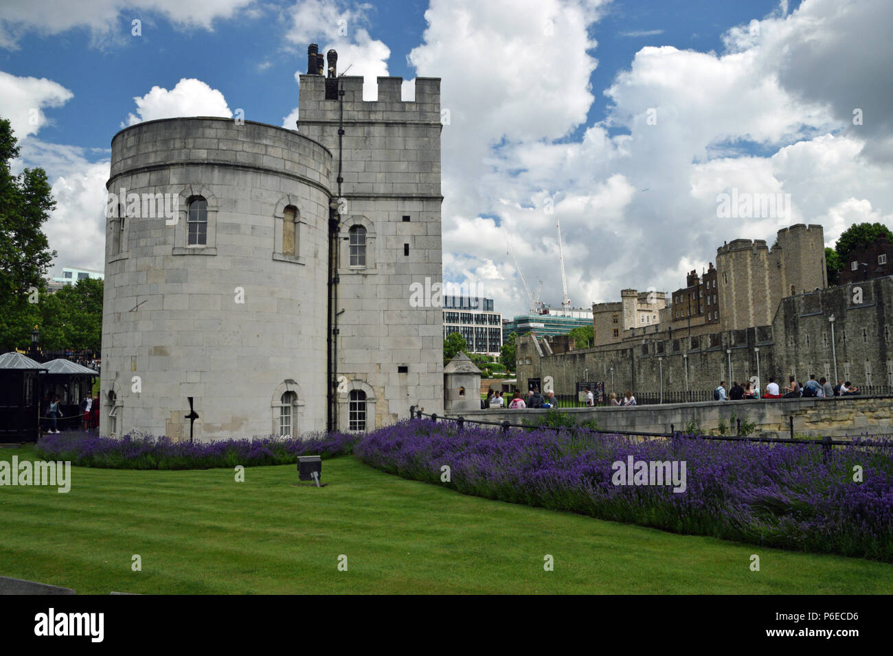 Torre di Londra in estate Foto Stock