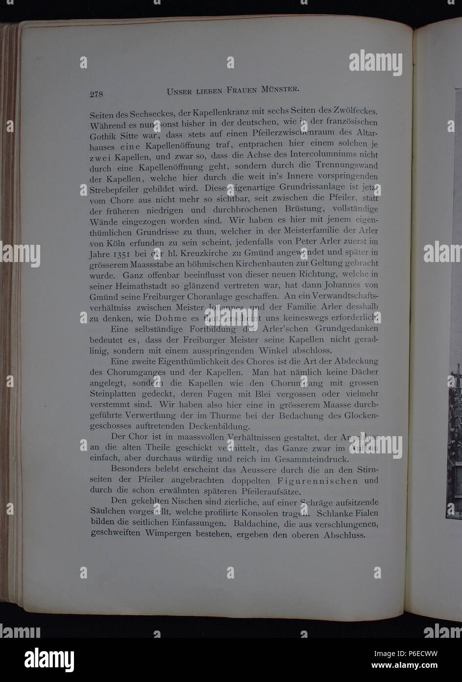 . Freiburg im Breisgau. Die Stadt und ihre Bauten. N/A 45 Freiburg Bauten 278 Foto Stock