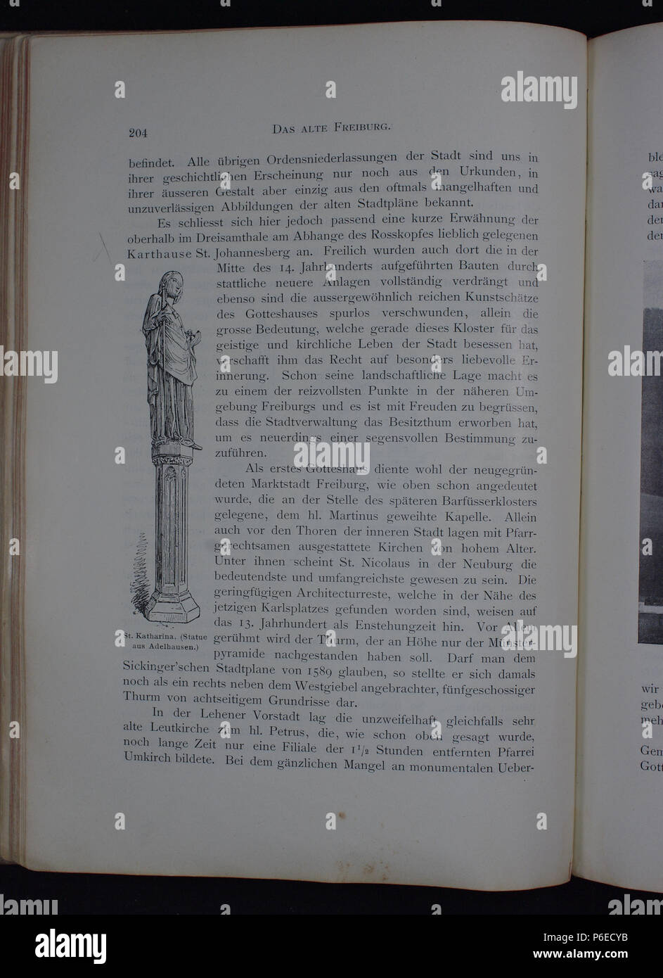 . Freiburg im Breisgau. Die Stadt und ihre Bauten. N/A 45 Freiburg Bauten 204 Foto Stock