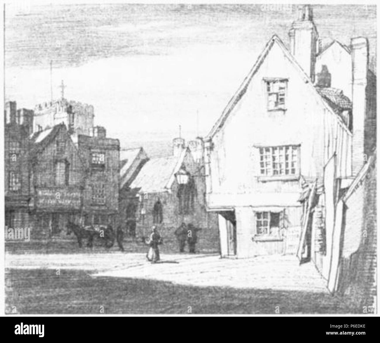 Inglese: case sulla collina di piselli in Cambridge . 1910 50 Griggs 1910 - Piselli Hill - 38735 gutenberg img029 Foto Stock