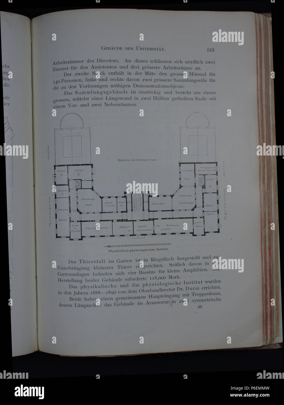 . Freiburg im Breisgau. Die Stadt und ihre Bauten. N/A 46 Freiburg Bauten 513 Foto Stock