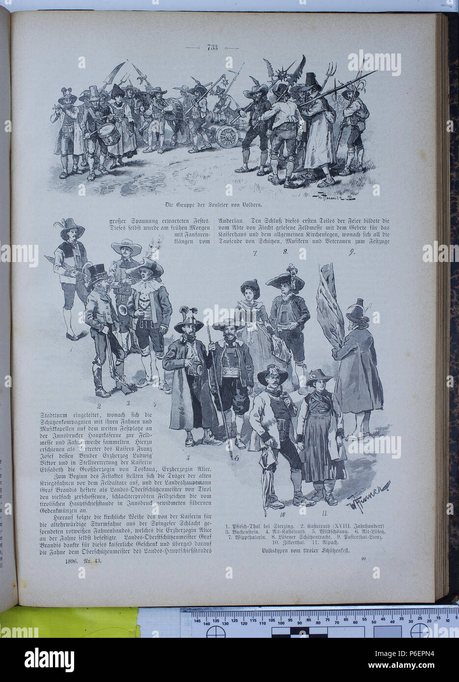 . Die Gartenlaube. Errore di espressione: parola sconosciuta 'Die'. Deutsch: keine Bildunterschrift inglese: nessuna didascalia . N/A 27 Die Gartenlaube (1896) 0733 Foto Stock