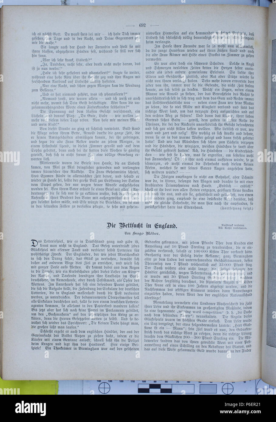 . Die Gartenlaube. Errore di espressione: parola sconosciuta 'Die'. Deutsch: keine Bildunterschrift inglese: nessuna didascalia . N/A 27 Die Gartenlaube (1896) 0692 Foto Stock