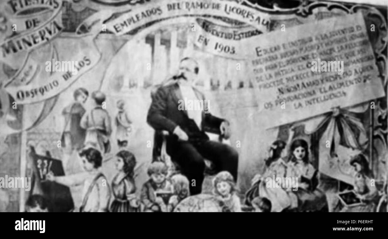 Español: minervalias Fiestas de 1903 en Guatemala. 1904 63 Minervalias1903 Foto Stock