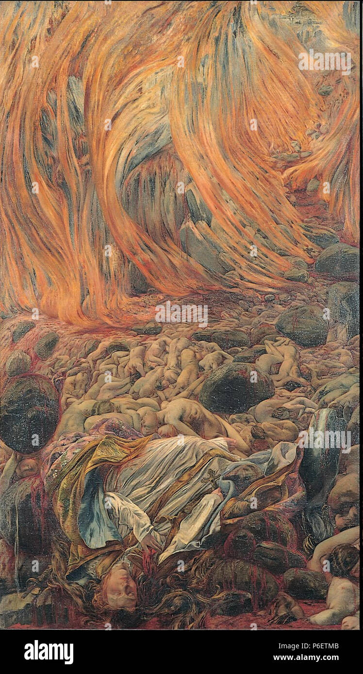 62 Léon Frédéric - Tutte le cose muoiono, ma tutti saranno resuscitati attraverso l amore di Dio - (parte 1) Foto Stock