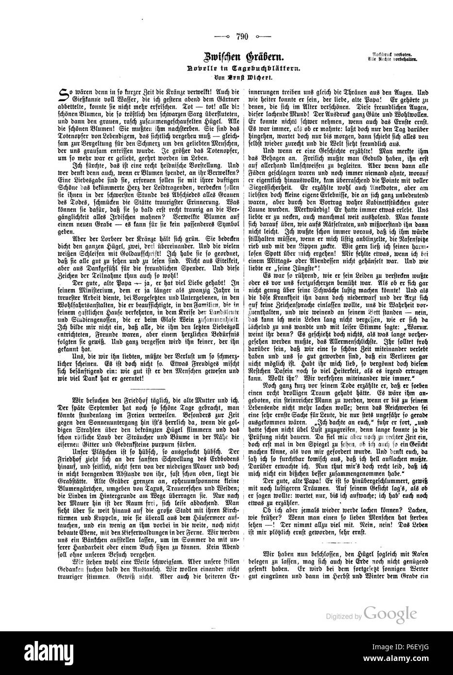 . Die Gartenlaube. Errore di espressione: parola sconosciuta 'Die'. Deutsch: keine Bildunterschrift inglese: nessuna didascalia . N/A 38 Die Gartenlaube (1898) 0790 Foto Stock