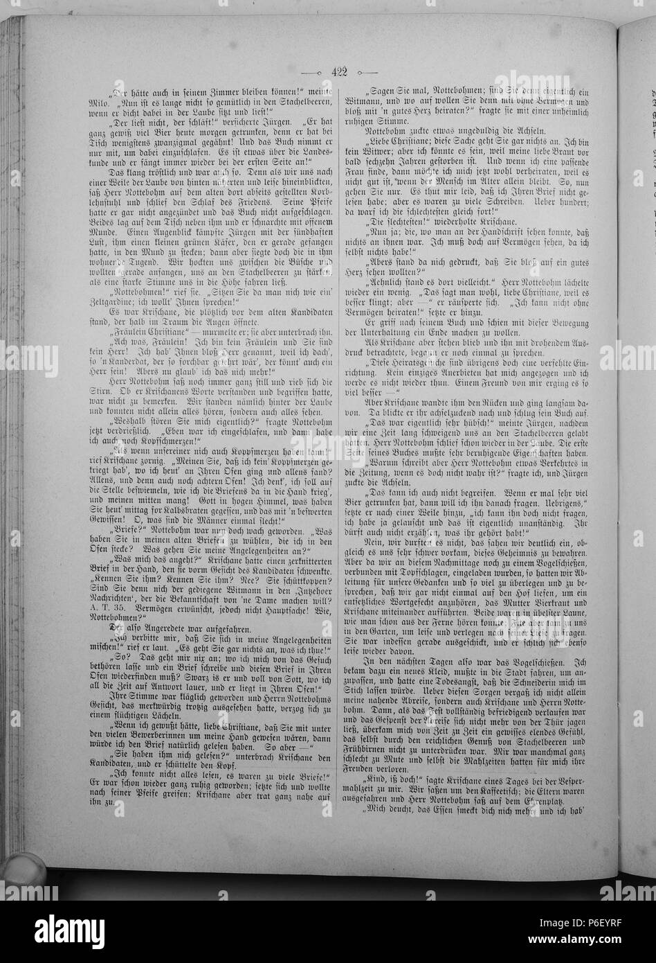 . Die Gartenlaube. Deutsch: Seite 422 aus 'Die Gartenlaube'. Inglese: pagina 422 dal ufficiale Die Gartenlaube per 1897. Immagine estratta (eventuale): File:Die Gartenlaube (1897) b 422.jpg - hi res, 2,5 MB. Deutsch: keine Bildunterschrift inglese: nessuna didascalia . N/A 30 Die Gartenlaube (1897) 422 Foto Stock