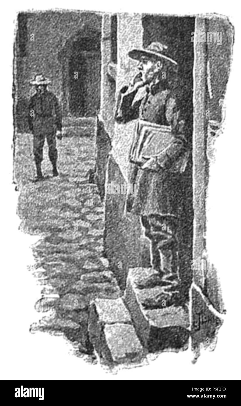 Polski: grafika z ksi??ki PL . 1901 86 Szwedzi w Warszawie pagina 0010b Foto Stock