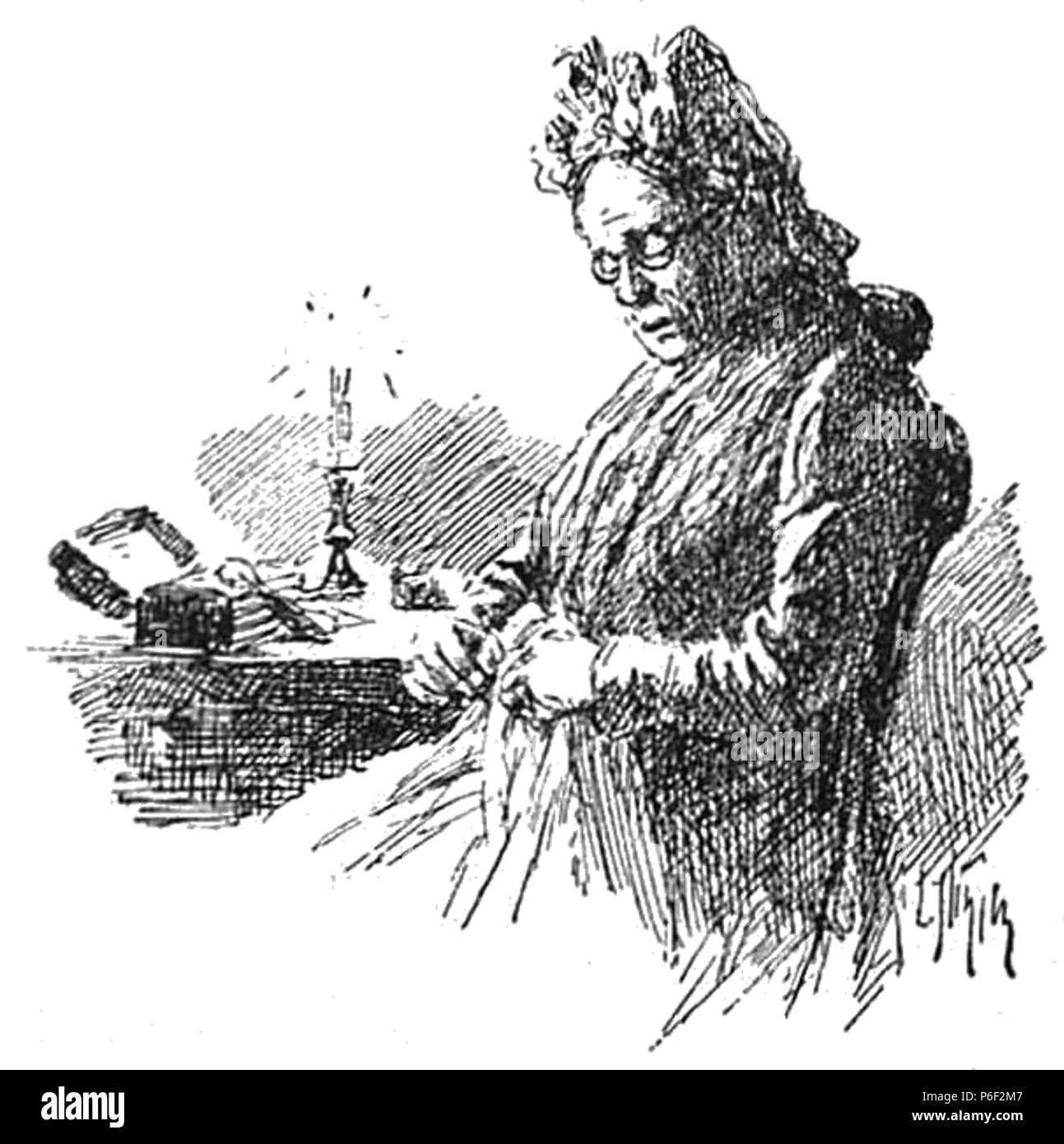 Polski: grafika z ksi??ki PL . 1901 86 Szwedzi w Warszawie pagina 0032b Foto Stock