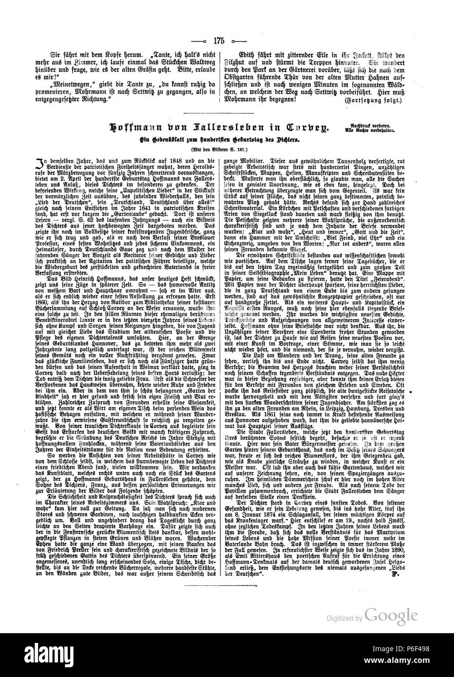 . Die Gartenlaube. Errore di espressione: parola sconosciuta 'Die'. Deutsch: keine Bildunterschrift inglese: nessuna didascalia . N/A 34 Die Gartenlaube (1898) 0175 Foto Stock