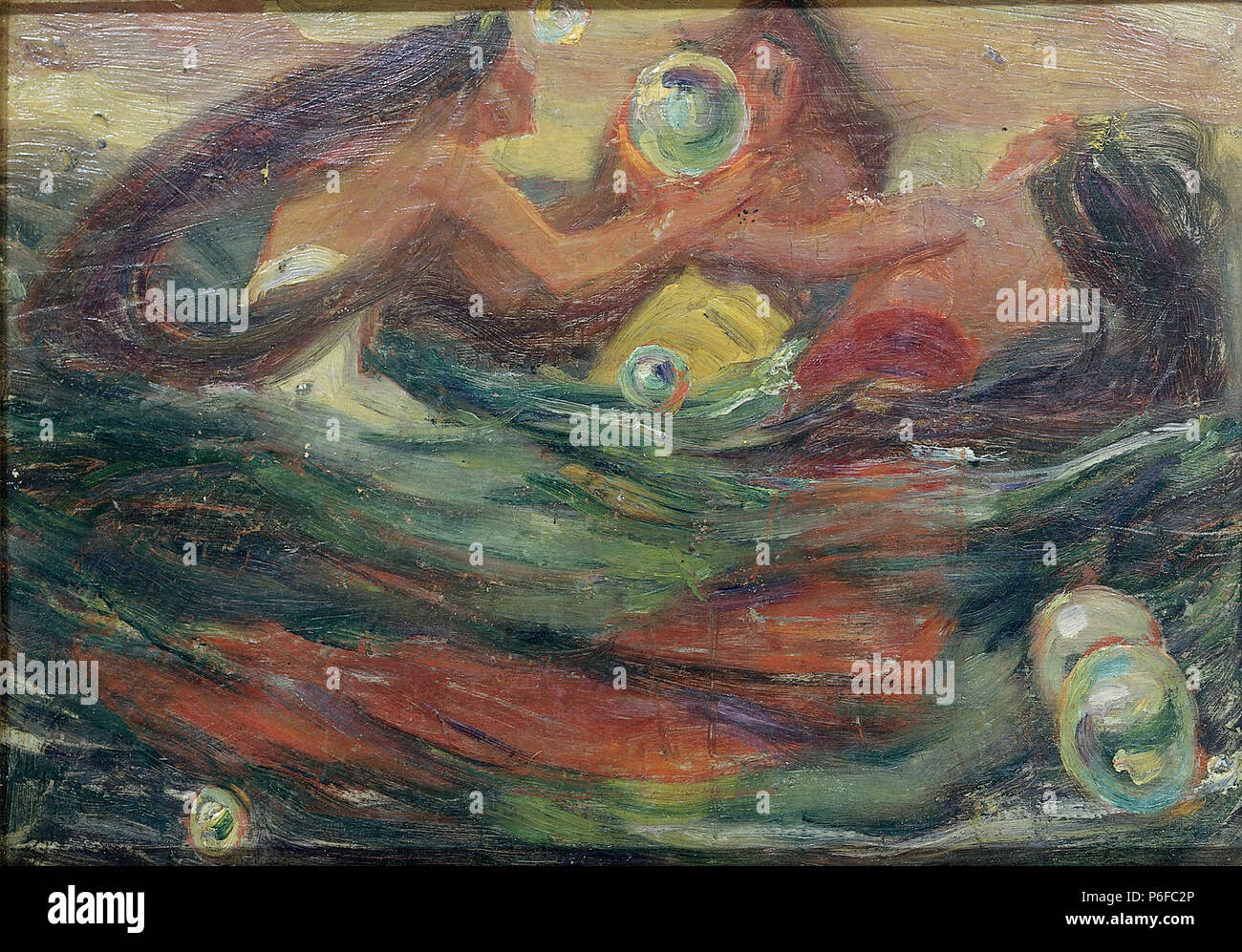 Inglese: destino, da Aoki Shigeru, Museo Nazionale di Arte Moderna, Tokyo, Giappone 日本語: 運命 青木繁筆 . 1904 1 destino da Aoki Shigeru (Museo Nazionale di Arte Moderna di Tokyo) Foto Stock