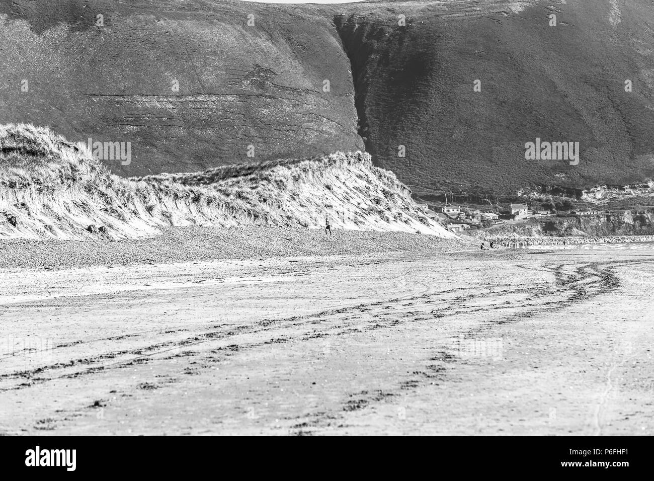 Spiaggia Rossbeigh Co. Kerry Irlanda Foto Stock