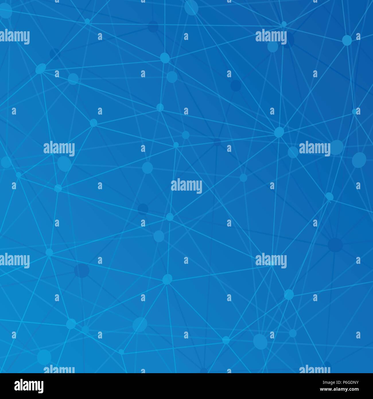 Abstract Background la tecnologia Blu, Diagramma di connessione, struttura poligonale i punti di collegamento-Illustrazione Vettoriale Illustrazione Vettoriale