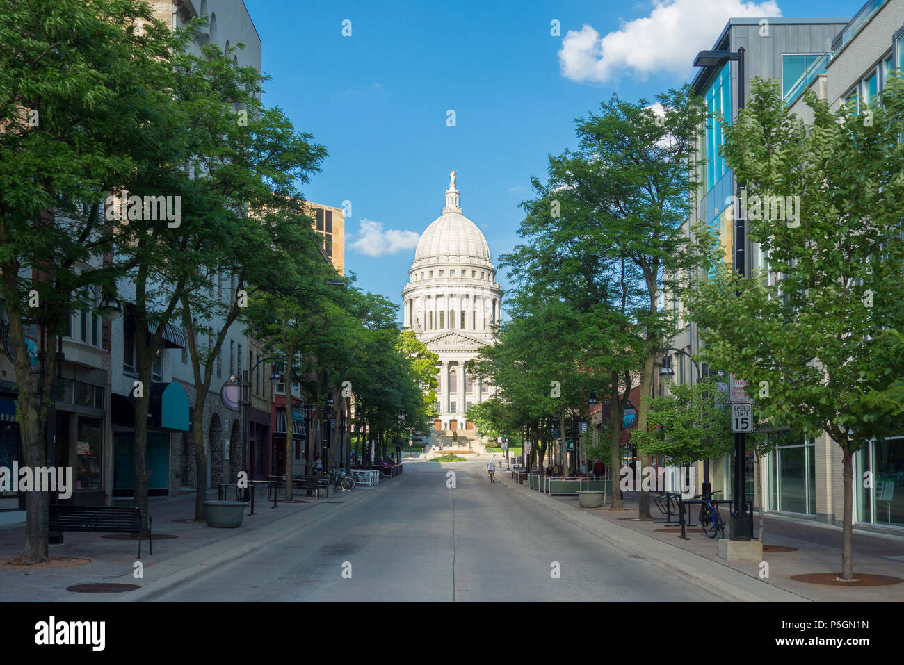 Wisconsin State Capitol di Madison, Wisconsin Foto Stock