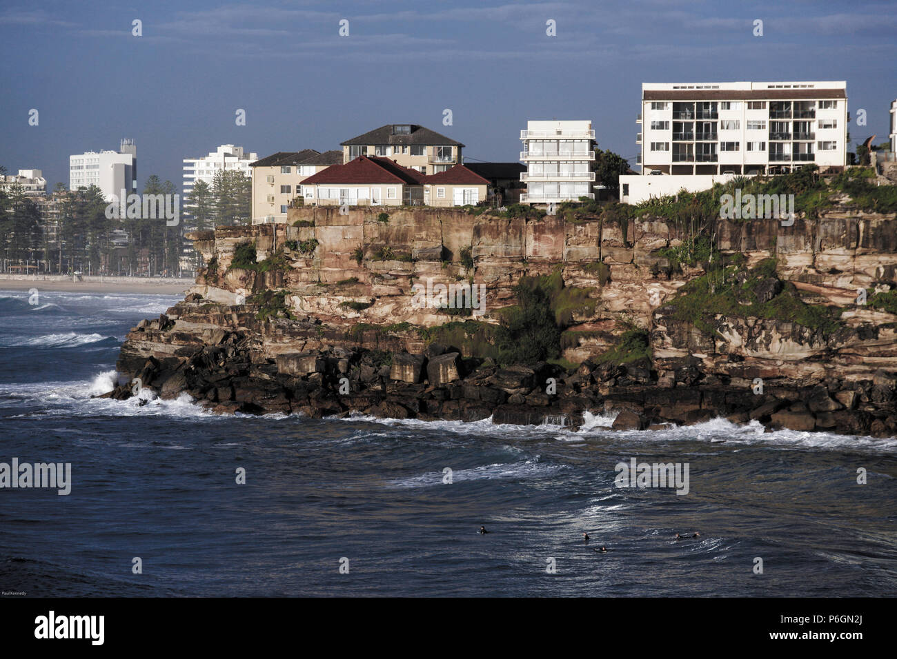 Queenscliff Testa e Manly Beach a Sydney in Australia Foto Stock