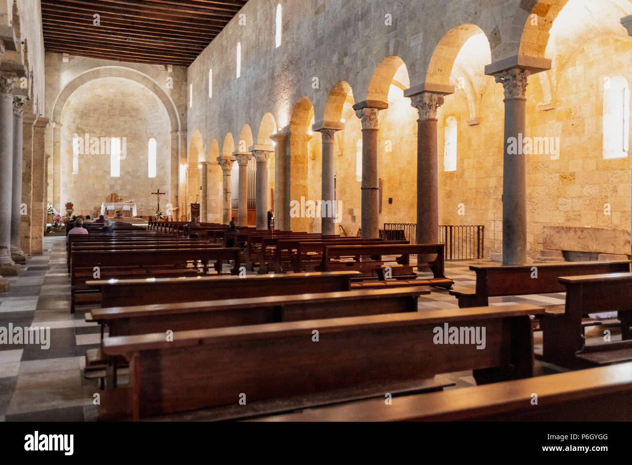 Italia Sardegna Porto Torres - Basilica di San Gavino, San Proto e Gianuario San Foto Stock