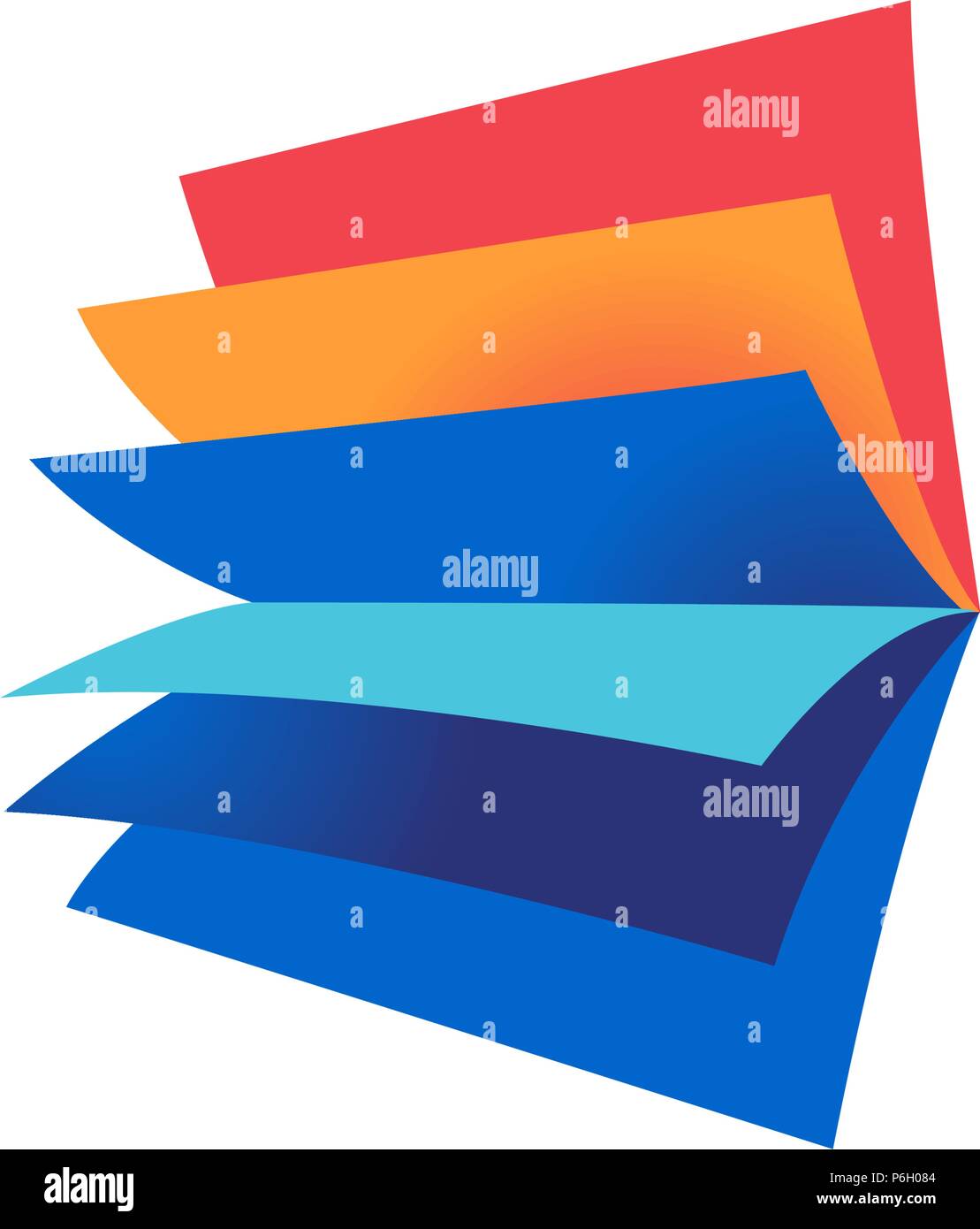 Un libro che contiene un sacco di buone storie Illustrazione Vettoriale