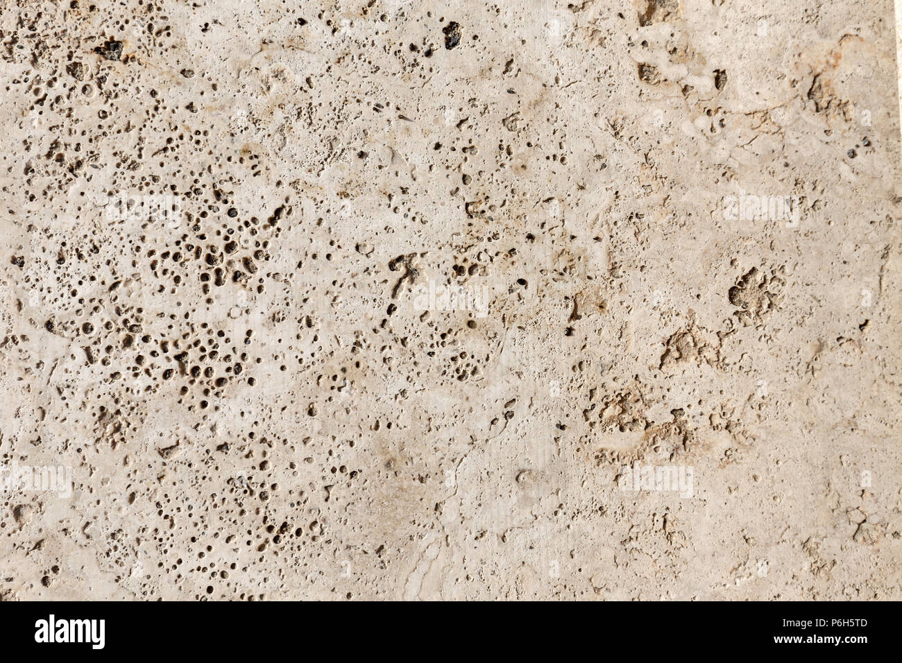 Close up lucidato naturale superficie di pietra Foto Stock