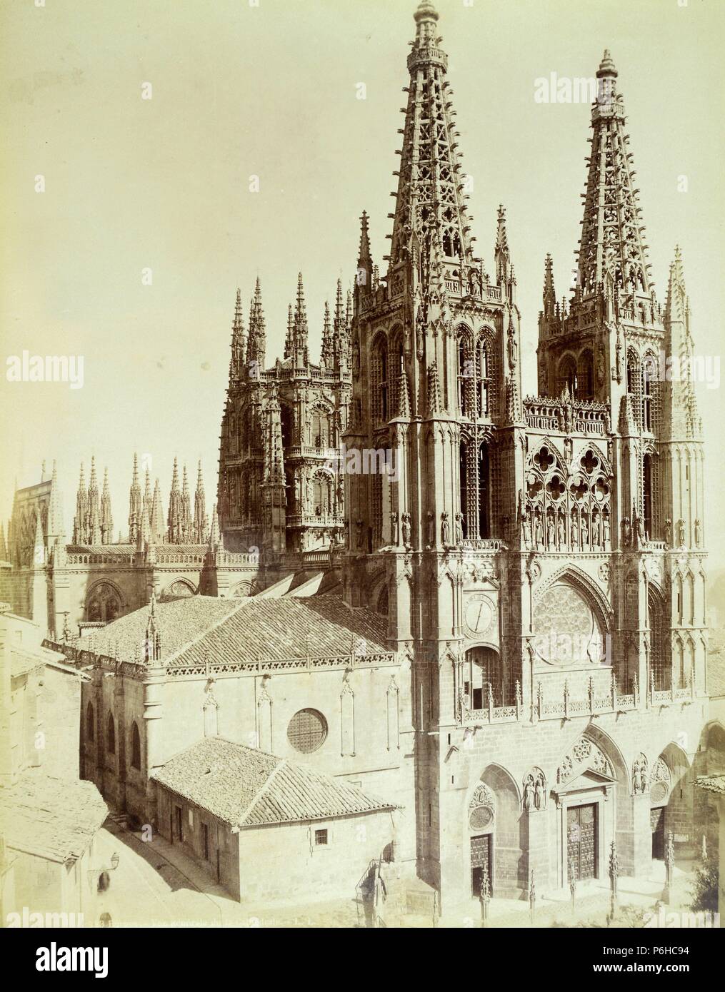 Burgos Catedral. Foto Stock