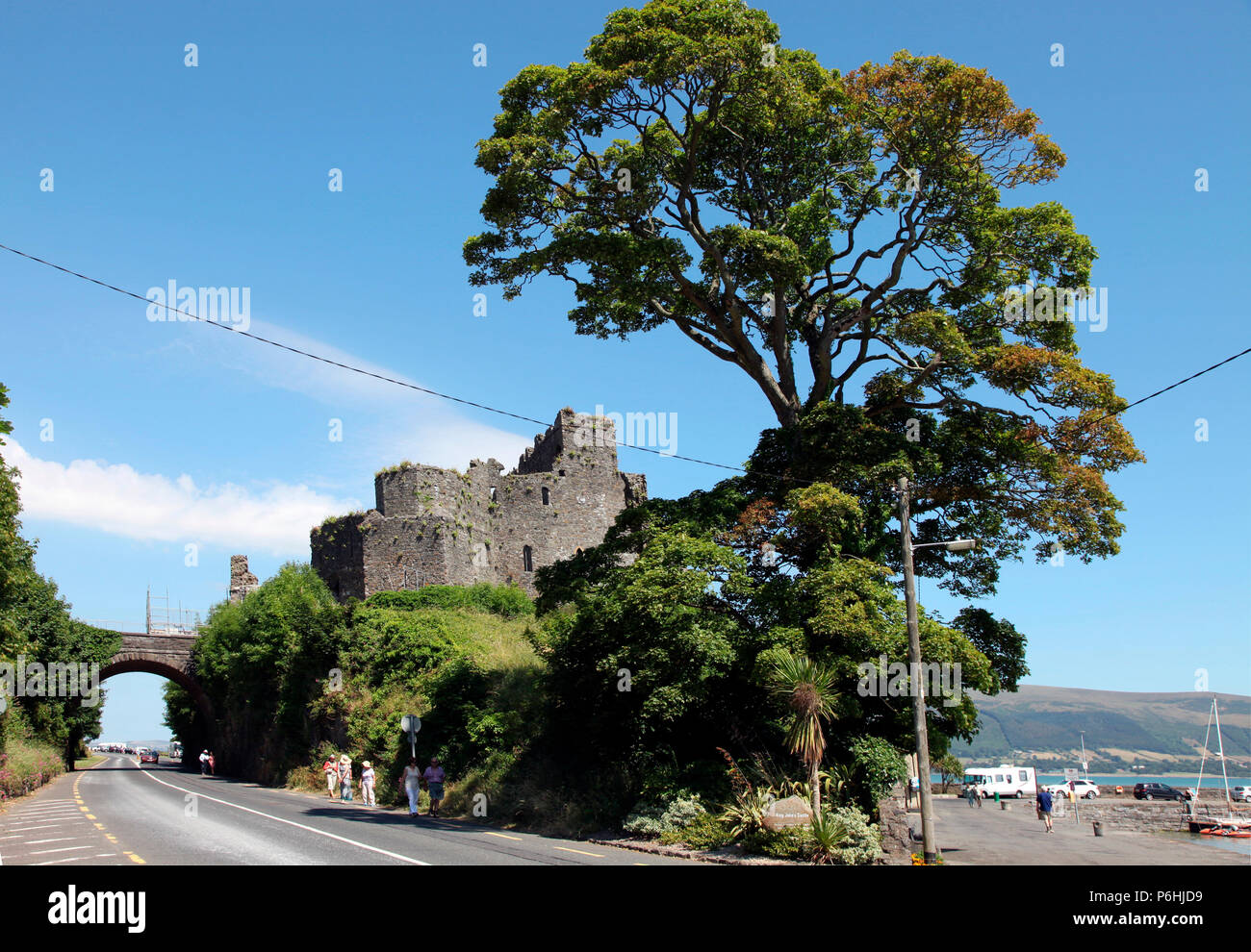 Il re Giovanni il Castello, Carlingford Foto Stock