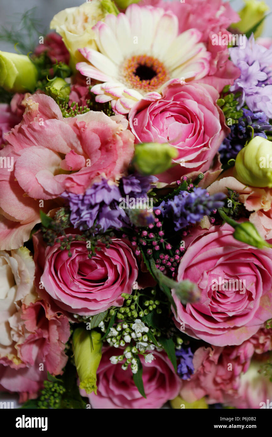 Bouquet Colorati Fioritura Sbocciare Fiori Fiori Mazzi Di Fiori Colorati Dettaglio Flora Vrschidene Varieta Foto Stock Alamy