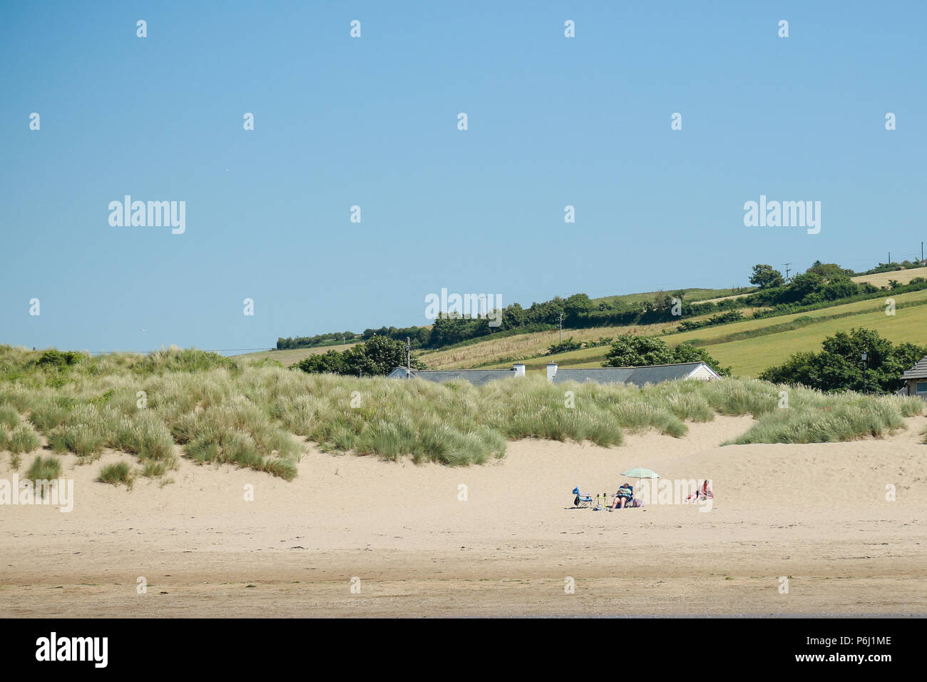 Viste dal Instow beach in North Devon Foto Stock