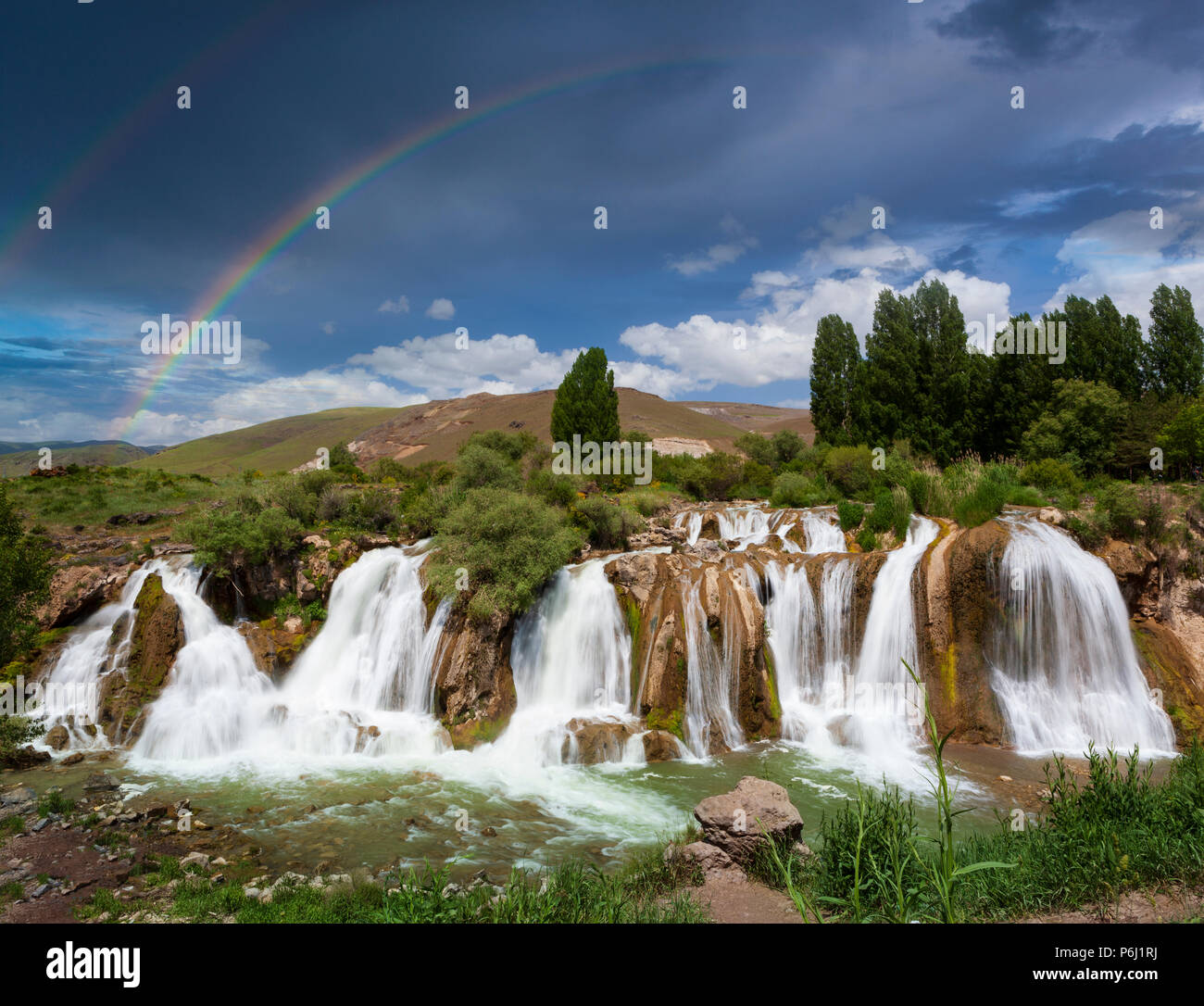 Cascate di Muradiye - Van - Turchia Foto Stock