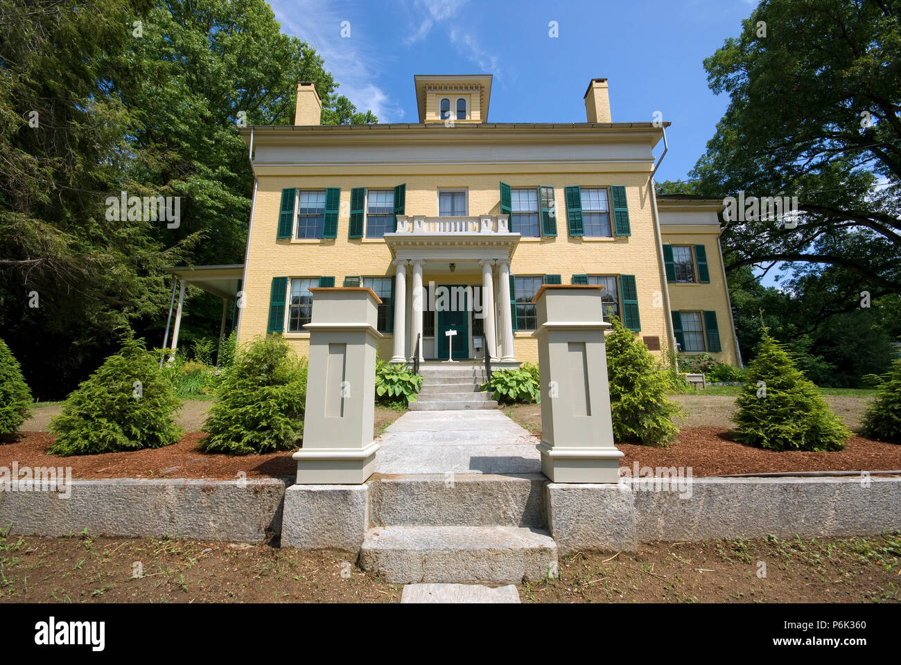 Emily Dickinson Museum, Amherst, Hampshire County, Massachusetts, STATI UNITI D'AMERICA Foto Stock