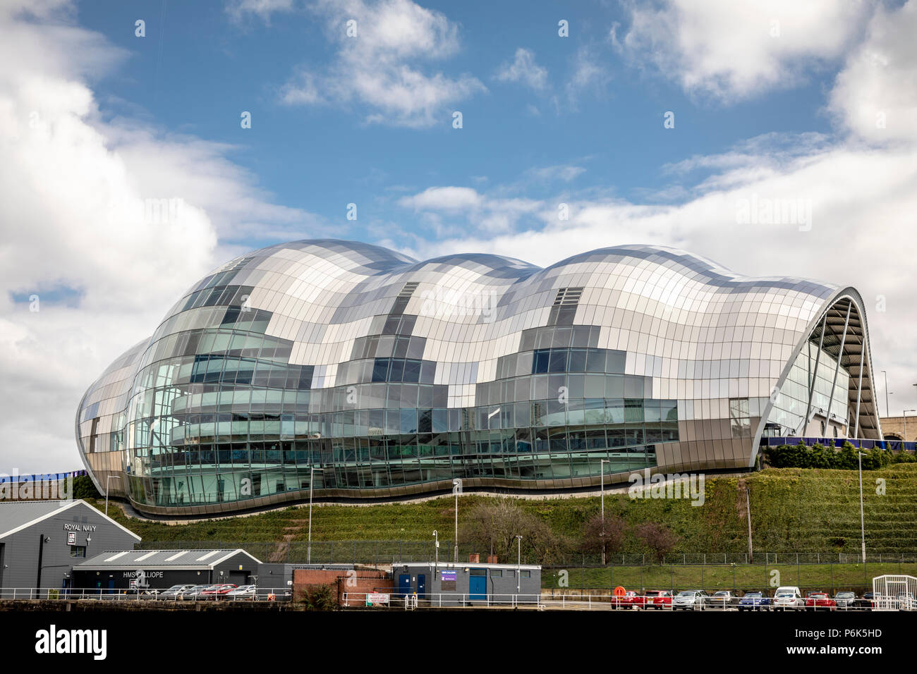 Sage Gateshead da Newcastle upon Tyne, Tyne & Wear, England, Regno Unito Foto Stock