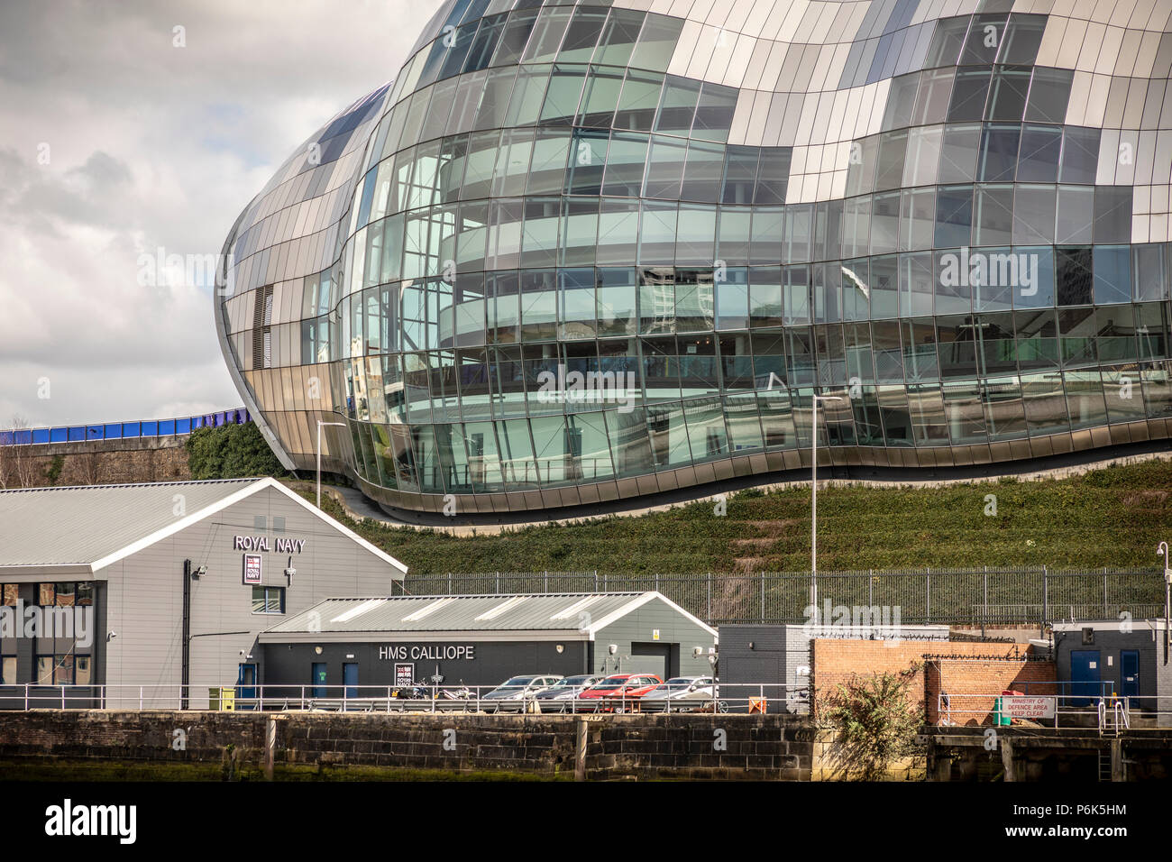 Sage Gateshead da Newcastle upon Tyne, Tyne & Wear, England, Regno Unito Foto Stock