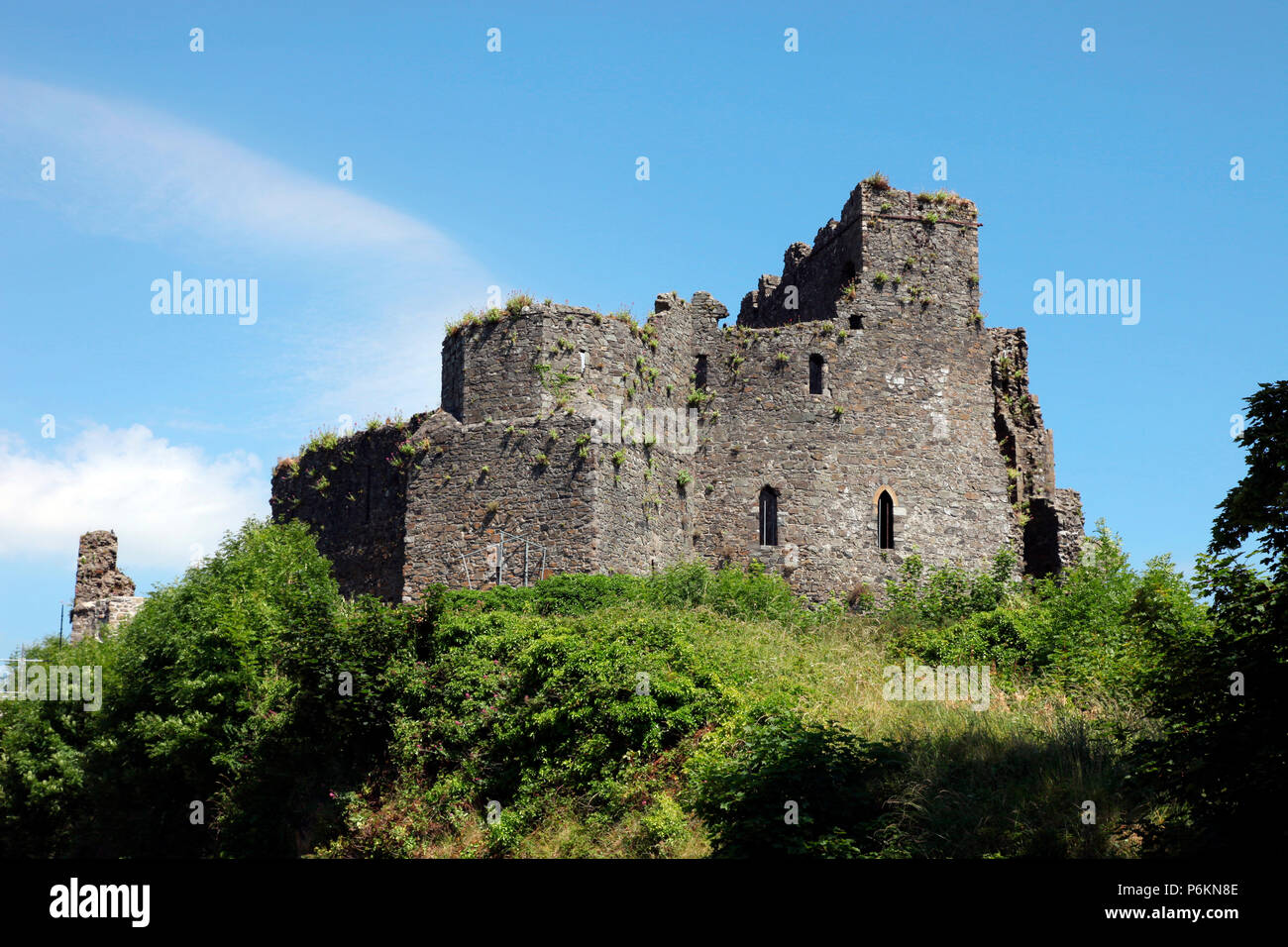 Il re Giovanni il castello; Monumento Nazionale dell'Irlanda; xii secolo fortezza, Carlingford; contea di Louth Foto Stock