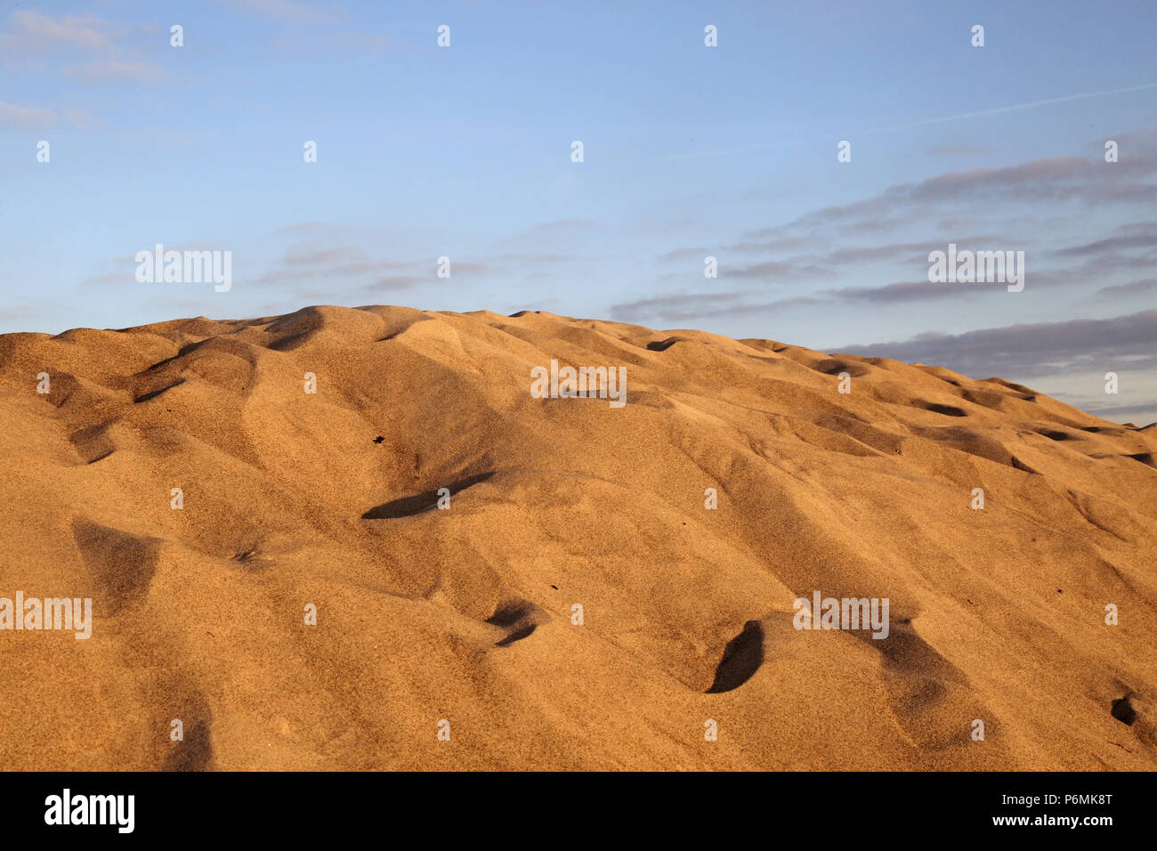 Warnemuende, Dune di sabbia Foto Stock