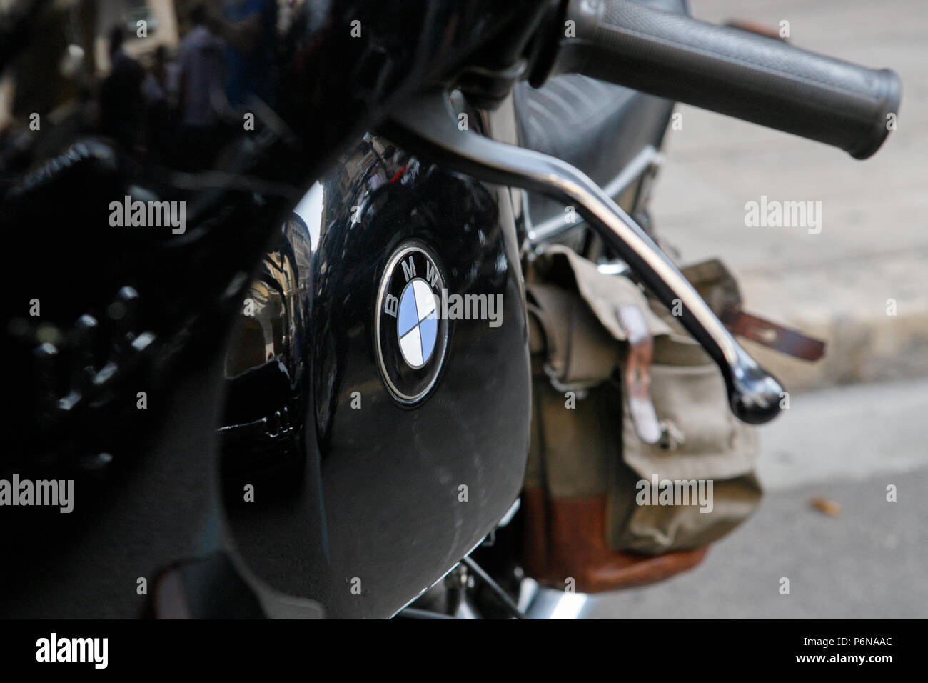 Moto BMW dettaglio Foto Stock