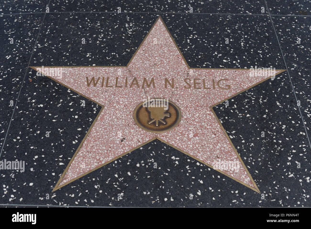HOLLYWOOD, CA - 29 giugno: William N. Selig stella sulla Hollywood Walk of Fame in Hollywood, la California il 29 giugno 2018. Foto Stock
