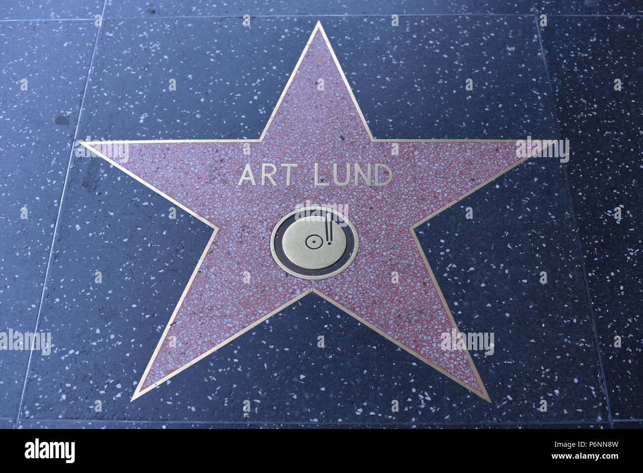 HOLLYWOOD, CA - 29 Giugno: Art Lund stella sulla Hollywood Walk of Fame in Hollywood, la California il 29 giugno 2018. Foto Stock