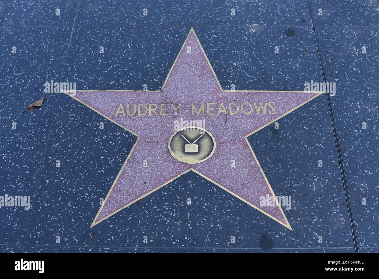 HOLLYWOOD, CA - 29 Giugno: Audrey prati della stella sulla Hollywood Walk of Fame in Hollywood, la California il 29 giugno 2018. Foto Stock