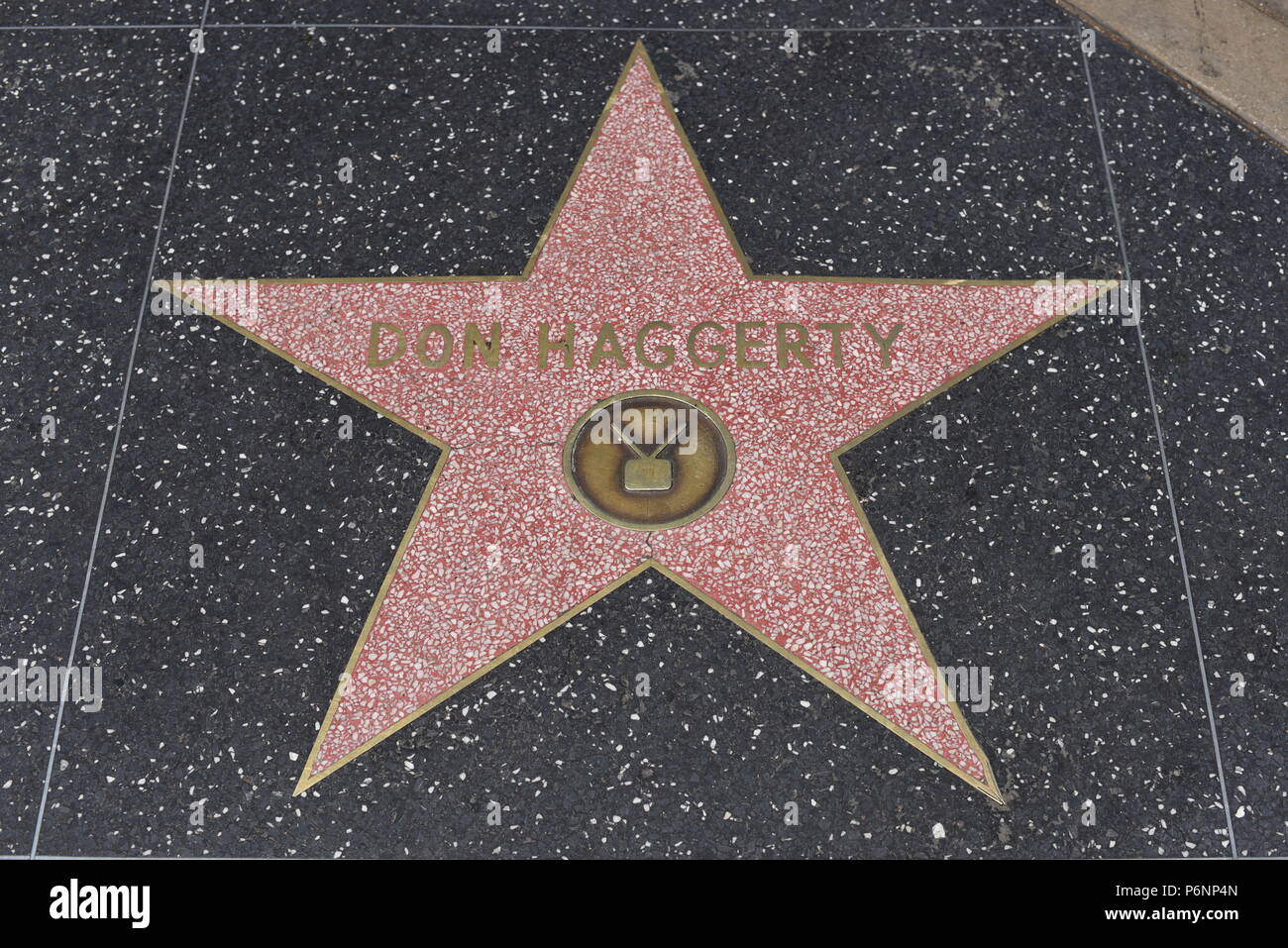 HOLLYWOOD, CA - 29 Giugno: Don Haggerty stella sulla Hollywood Walk of Fame in Hollywood, la California il 29 giugno 2018. Foto Stock