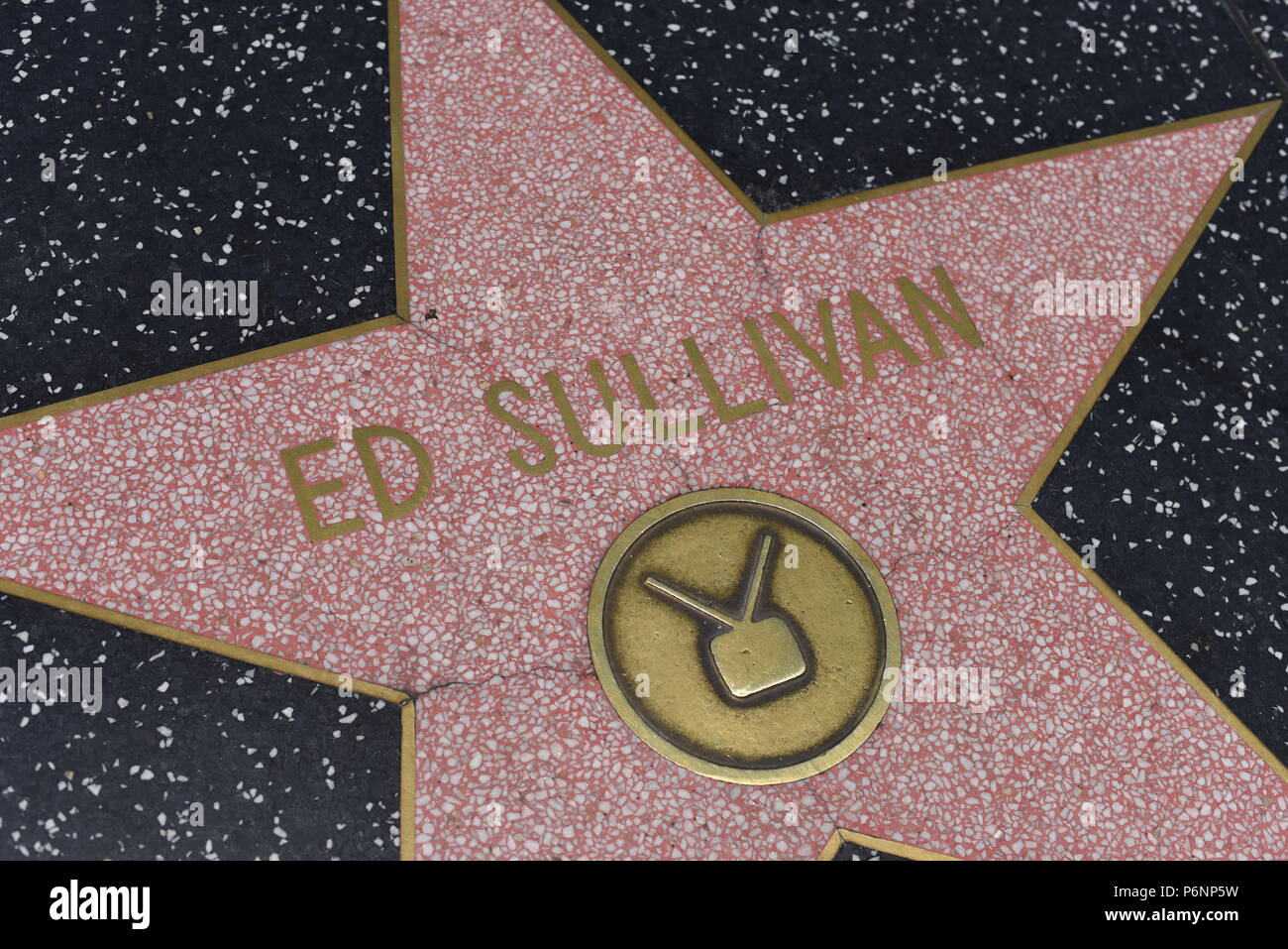 HOLLYWOOD, CA - 29 Giugno: Ed Sullivan stella sulla Hollywood Walk of Fame in Hollywood, la California il 29 giugno 2018. Foto Stock