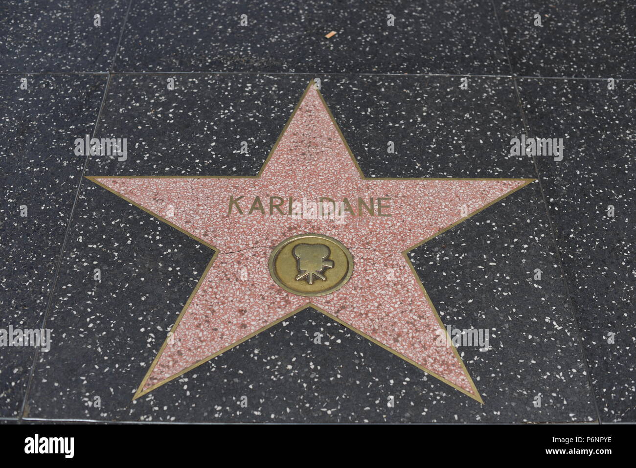 HOLLYWOOD, CA - 29 Giugno: Karl Dane stella sulla Hollywood Walk of Fame in Hollywood, la California il 29 giugno 2018. Foto Stock