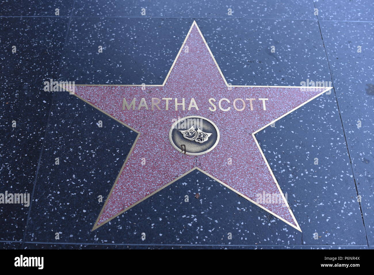 HOLLYWOOD, CA - 29 Giugno: Martha Scott stella sulla Hollywood Walk of Fame in Hollywood, la California il 29 giugno 2018. Foto Stock