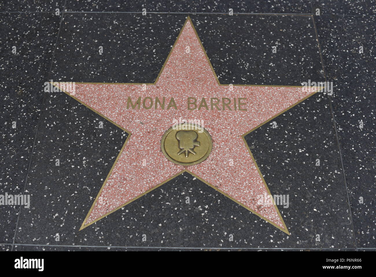 HOLLYWOOD, CA - 29 Giugno: Mona Barrie stella sulla Hollywood Walk of Fame in Hollywood, la California il 29 giugno 2018. Foto Stock