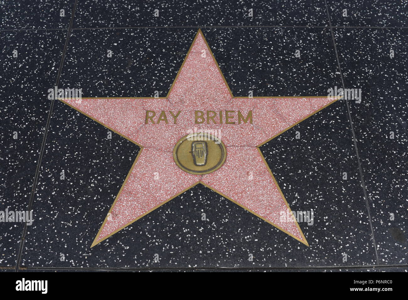 HOLLYWOOD, CA - 29 Giugno: Ray Briem stella sulla Hollywood Walk of Fame in Hollywood, la California il 29 giugno 2018. Foto Stock
