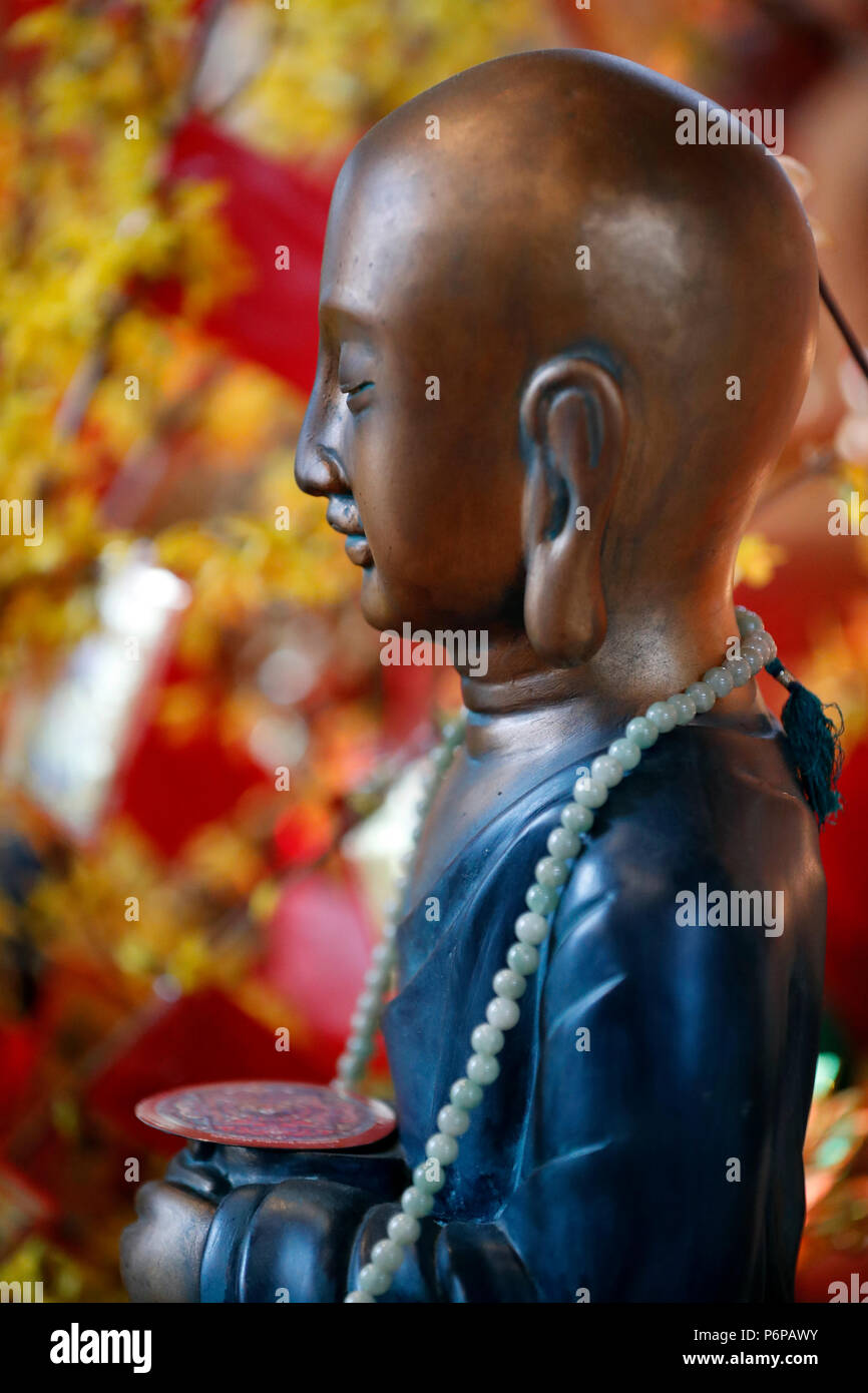 Chua Tu un tempio buddista. Statua di Buddha. Saint-Pierre en Faucigny. La Francia. Foto Stock