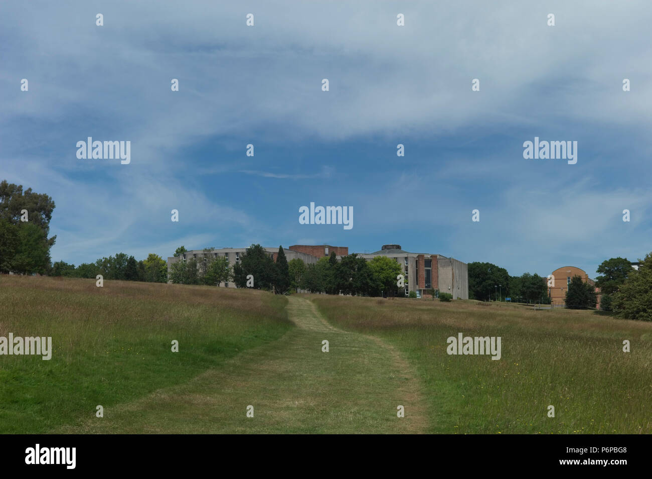 Campus centrale dell'Università del Kent Foto Stock