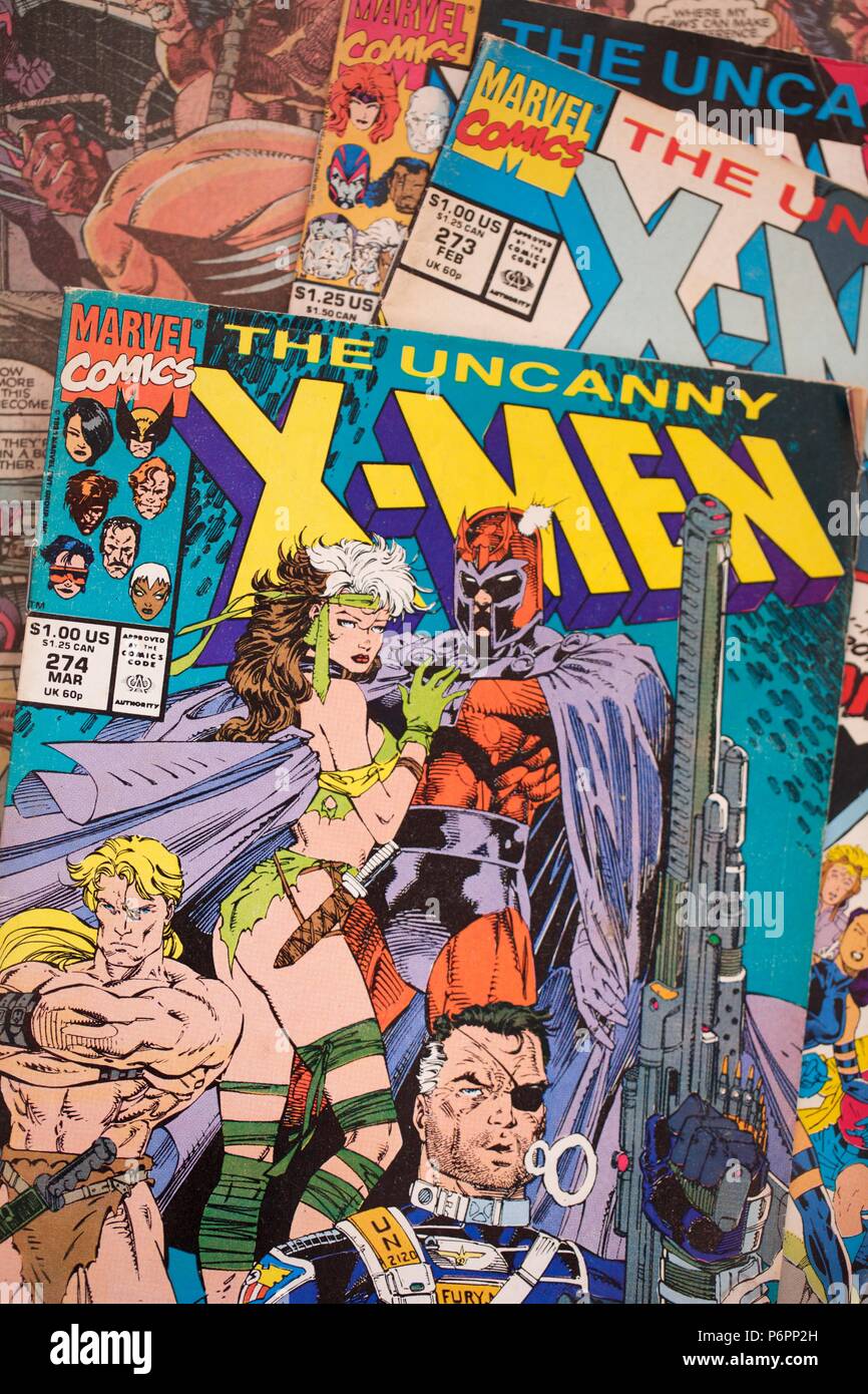 X-Men fumetto pubblicato dalla Marvel Comics Foto Stock