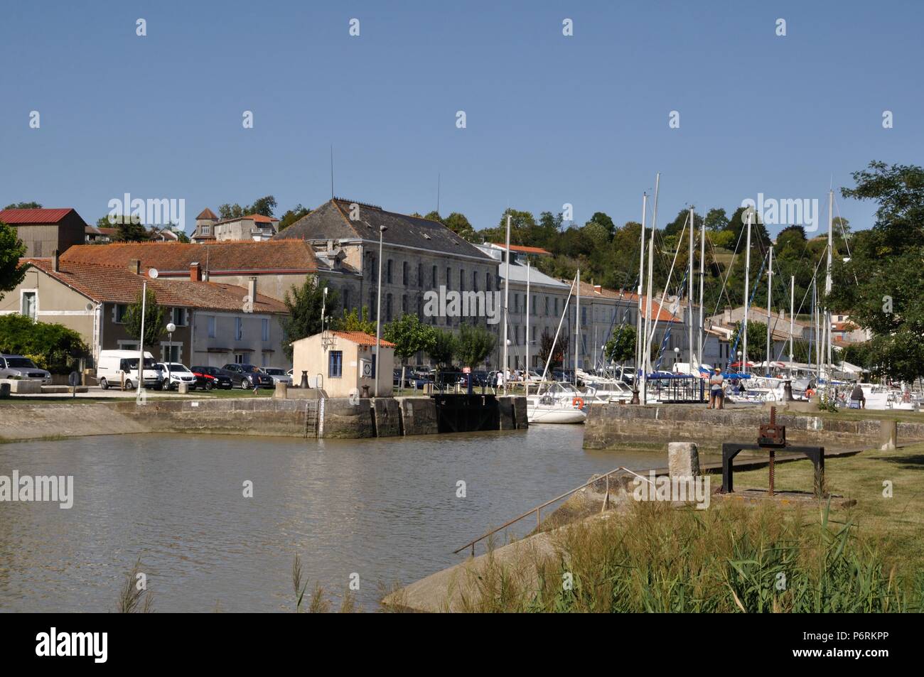 Porto di mortagne (sulla Gironde Foto Stock