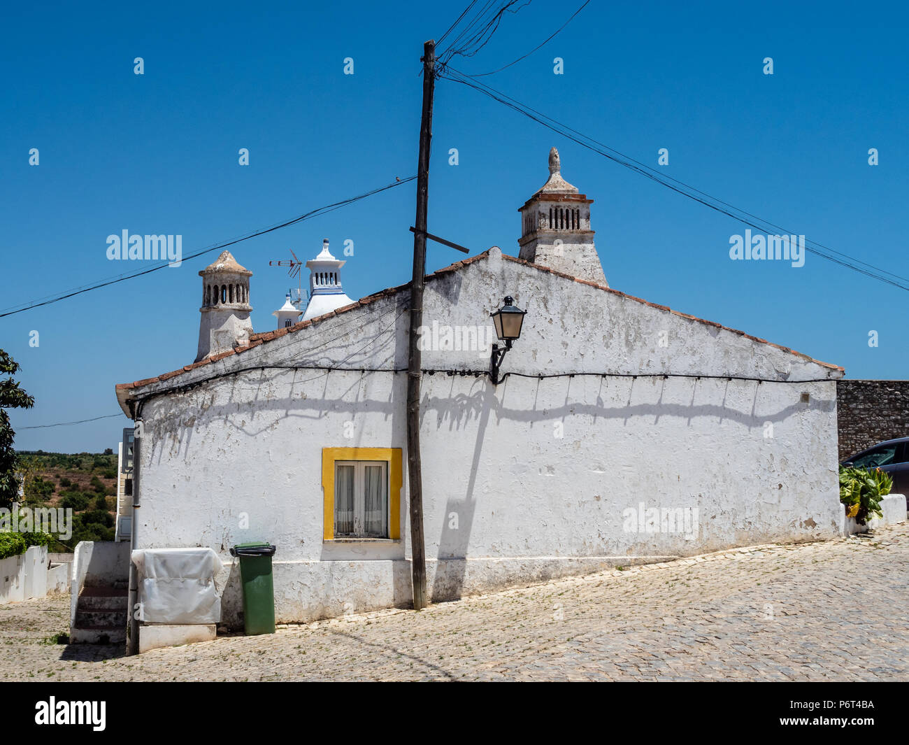 Tipiche vecchie case a Forte de Cacela, Algarve, PORTOGALLO Foto Stock