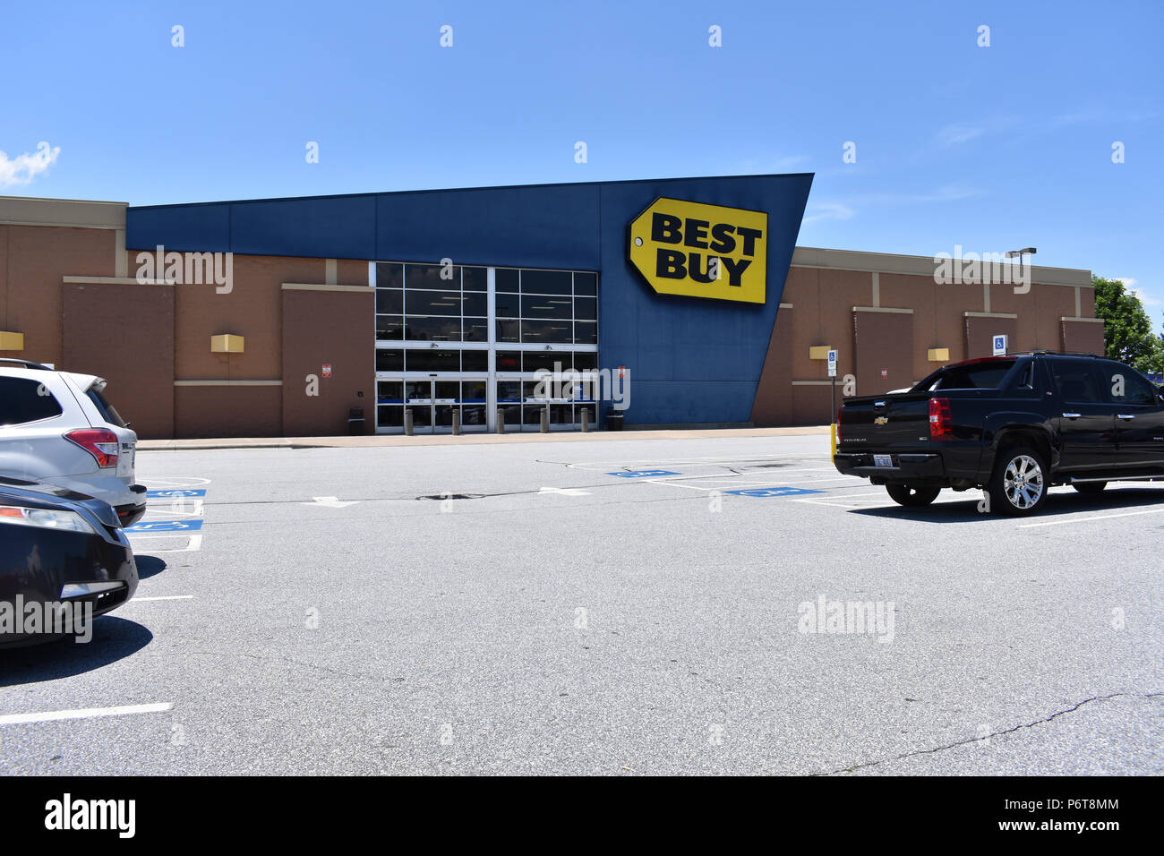 Un negozio Best Buy situato nel North Carolina. Foto Stock