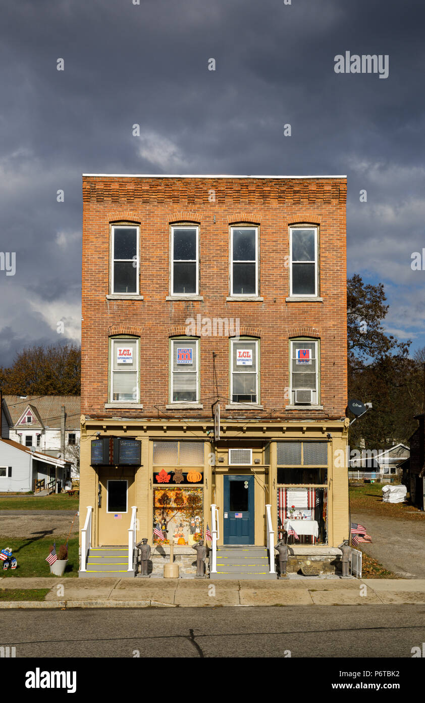 San Johnsville, New York, Stati Uniti d'America: American Legion Hall. Foto Stock